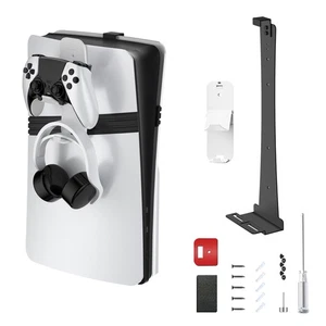 Wall Mount Headset Bracket for Sony PS5/PS5 slim/PS5 pro Disc/Digital Controller - Bild 1 von 19