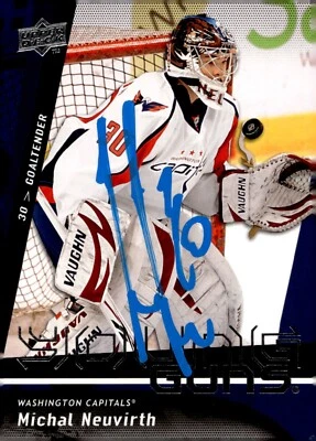 Michal Neuvirth - Signed 2009-10 Upper Deck Young Guns Rookie Card #235 - Image 1 of 2