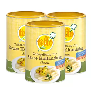 (EUR 24,94/kg) tellofix Preparazione per Salsa Hollandaise Classic 3 x 160 g - Foto 1 di 3