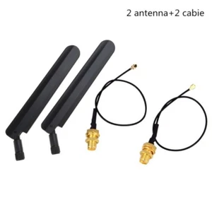 3dBi WiFi Aerial Wireless Router+ 17cm PCI U.FL IPX To RP Pigtail Cable - Photo 1/8