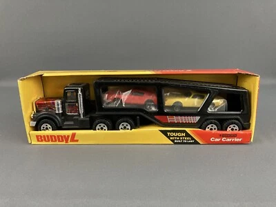 Transportador de coche Buddy L Kenworth vintage con 2 Camaros - #5257 - Nuevo en caja Foto 1 de 4