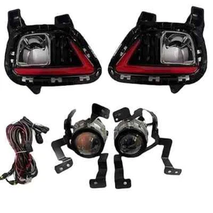 Projector Fog Lamp Set For KIA Sonet With Complete Kit (PAIR) 2020-NOW | LED | - Picture 1 of 3