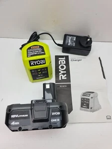 Ryobi 18v Charger + 4AH Battery - New + Genuine - Picture 1 of 7