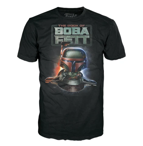 Funko Pop! Tees: Star Wars - Boba Fett (Book of Boba Fett) Boxed Unisex T-Shirt Cover