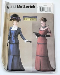 Butterick 4212 Schnittmuster Victorian Titanic Ära Damen Anzug 6 - 10 UNGESCHNITTEN - Bild 1 von 4