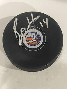 Bo Horvat Signed NY New York Islanders Hockey Puck Beckett BAS COA d - Picture 1 of 2
