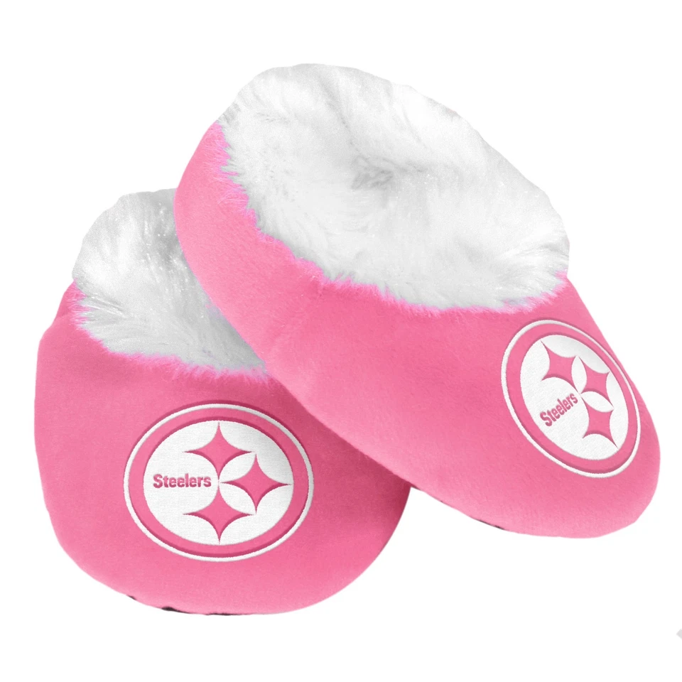Pittsburgh Steelers - Pink Kleinkind Baby Mädchen Stiefel Hausschuhe Dusche Gift