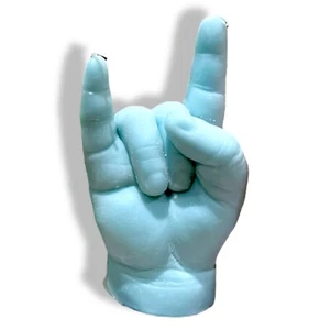 CandleHand Baby You Rock Gift Blue, Handmade BRAND NEW £25.00 RRP - Picture 1 of 9