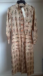 Vestido de lana vintage Irene Hagikiriakos para mujer talla 8 falda forrada manga larga nuevo con etiquetas - Imagen 1 de 24