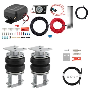 Rear Air Leaf Spring Bag Helper Compressor Kit For Ford Ranger PX PX2 PX3 2012- - Picture 1 of 19