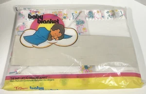 Vintage TRIBORO Nursery Rhymes Baby Blanket 36" x 50" NOS New Unused - Picture 1 of 5