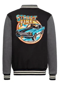 King Kerosin Herren College Sweat Jacke Street Fire KKI44062-221 - Bild 1 von 5