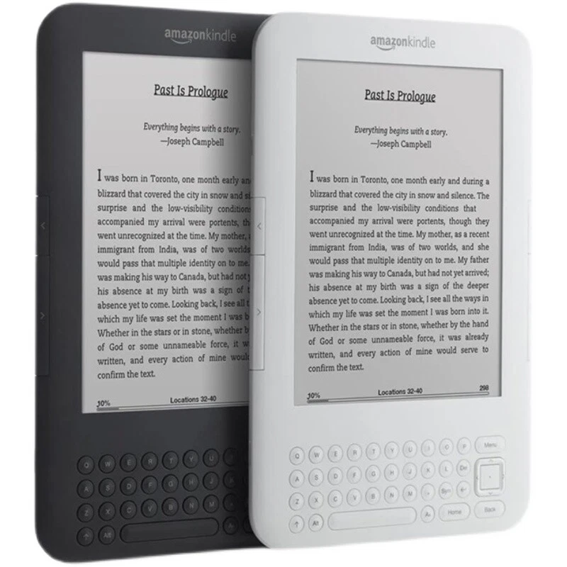 Amazon Kindle 3 eBook Reader - Read Aloud Feature - Image 1 of 4