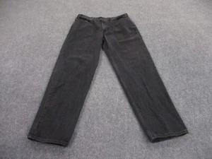 Vintage Levis Jeans Adult 38 x 34 Black Denim 550 Relaxed Fit Y2K Mens - Picture 1 of 10