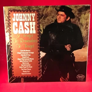 JOHNNY CASH I Forgot To Remember To Forget 1971 UK Vinyl LP I Love You Because - Picture 1 of 4