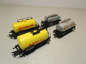 4x Märklin Kesselwagen ARAL ESSO SHELL H0 - Bild 1 von 14
