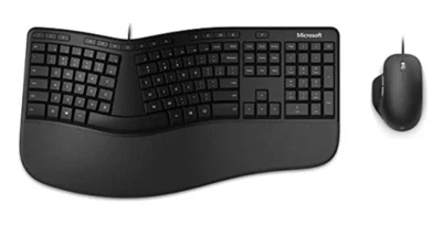 Microsoft Ergonomic Desktop, Black ‎RJU - 00009 - Image 1 of 3