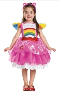New Care Bear Cheer Bear Child Girls Costume Small 2T - Picture 1 of 1