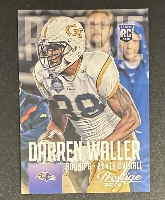 Darren Waller 2015 Prestige ROOKIE #222 - Georgia Tech  - Image 1 of 2