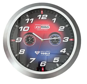 KS Tools Werkstatt Wanduhr Ø 400mm Brilliant Tools limitierte 2022 Edition - Bild 1 von 1