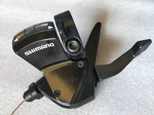 SHIMANO TIAGRA SL R441 TRIGGER SHIFTER 3 SPEED LEFT SIDE TOURING ROAD WET BLACK - Picture 1 of 9