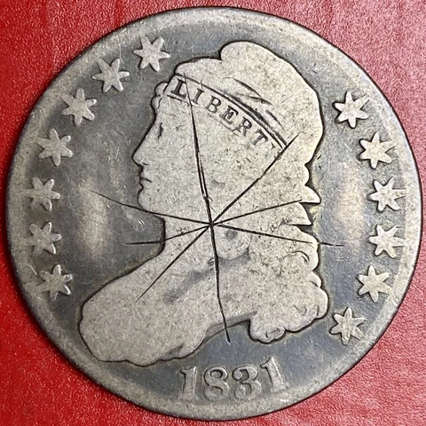 1831 CAPPED BUST HALF Cover