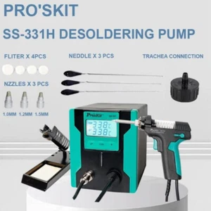 Pistola desoldadora eléctrica Pro'sKit SS-331H LCD antiestática alta potencia fuerte - Imagen 1 de 13