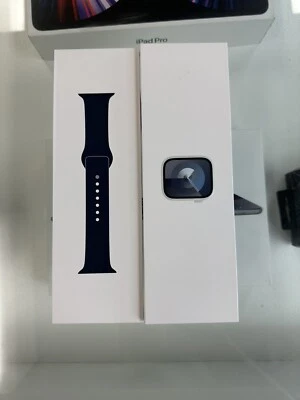 Apple Watch Series 9 45MM Silver NEW W APPLE CARE PLUS TIL 2032 - Image 1 of 4