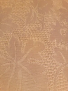 SUNSHINE YELLOW LEAF DAMASK.REMNANT PIECES DRAPERY UPHOLSTERY FABRIC - Picture 1 of 3