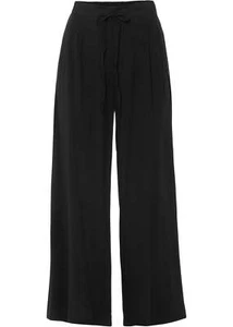 Culotte mit Schlitz und Bindedetail Gr. 46 Schwarz Damen Sommer-Hose Pants Neu* - Bild 1 von 1