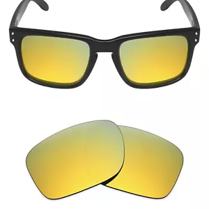 Lentes de repuesto polarizadas hdhut para gafas de sol Oakley Holbrook oro 24K - Imagen 1 de 3