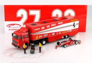 Brumm Old Cars Ferrari Race Transporter Set Formula 1 1981 1:43 Nuovo Boxato RARO - Foto 1 di 8