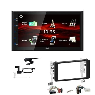 JVC Bluetooth 2DIN für Mitsubishi Lancer VIII und Sportsback OEM Navi - Bild 1 von 4