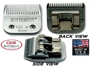 GEIB BUTTERCUT # 4F 4FC Blade PET*Fit Oster A5 A6,Wahl KM,Andis AG BG Clippers - Picture 1 of 2