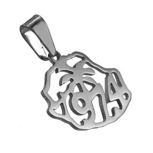 Pendentif mixte acier 316 ajouré - 974 - Imagen 1 de 1