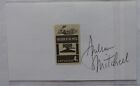 Signed Card With Stamp Of Andrea Mitchell  (Fredom Of The Press)