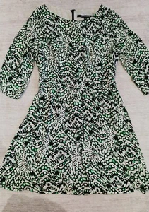 French connection Dress Size 8 fit and flare flattering holiday work - Picture 1 of 3