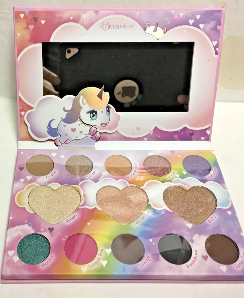 bh Cosmetics Marvycorn 13 color Shadow & Highlighter Palette NIB - Image 1 of 4