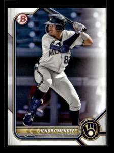 2022 Bowman Draft Paper Hendry Mendez Brewers #BD-116 5 Card Lot - Bild 1 von 2