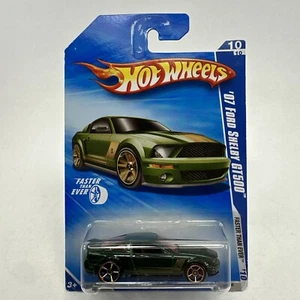 Hot Wheels 07 Ford Shelby GT500 Green Faster Then Ever ‘10 New On Card NOC - Picture 1 of 6