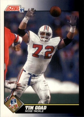 1991 Score NFL Tim Goad #501 - Image 1 of 2