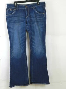 Denim by H&M Fit Star Flare Denim Jeans Womens Size 33 Blue - Picture 1 of 7
