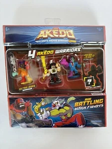 Akedo Ultimate Arcade Warriors Starter Pack Mini Battling Action Figures - Picture 1 of 10