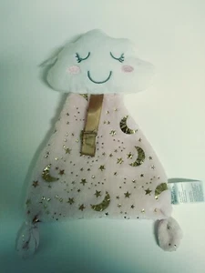 Baby Starter ~ Lovey, coperta di sicurezza Cloud Stars Lune, scintillante ~ molto morbida! - Foto 1 di 3