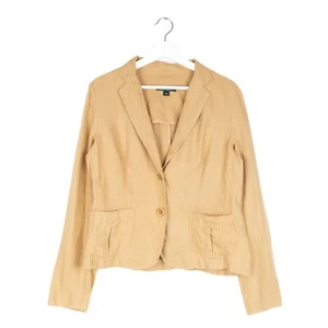 Lauren Ralph Lauren Linen Blazer Women’s Size 8 Beige Button Up Long Sleeve - Picture 1 of 12