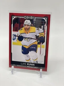 2021-22 OPC O-Pee-Chee Red Border #164 Luke Kunin - Predators - Picture 1 of 2