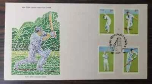 Indien 1996 Cricket Sport CK Nayudu Vinoo Mankad Vijay Händler gestempelt FDC - Bild 1 von 2