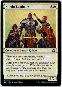 Knight Luminary C Edge of Eternities 23 Near Mint FOIL - Picture 1 of 1