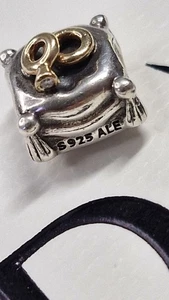 Charm Pandora Argento Sterling Unione Romantica Matrimonio 14ct Oro e Argento Ottime Condizioni - Foto 1 di 6