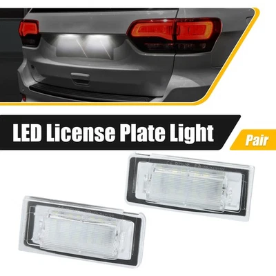 1 par de luz de matrícula de LED lâmpada de número de carro para Audi TT MK1 8N 1999-2006 - Imagem 1 de 4